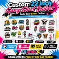 Custom 22 Inch Gang Sheet Builder