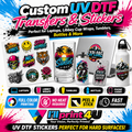 Custom UV DTF Transfers & Stickers