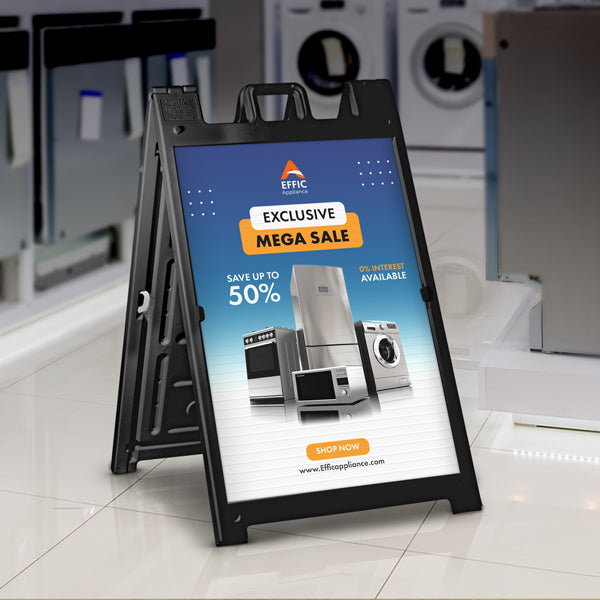 Plastic A-Frame Signs & Stands
